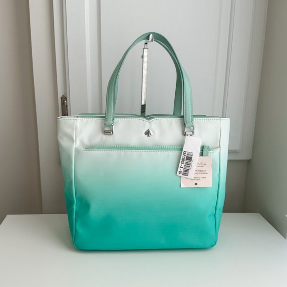 kate spade Handbags - 10. NWT Kate Spade Medium Satchel Tote Teal color / Green / Ocean Blue